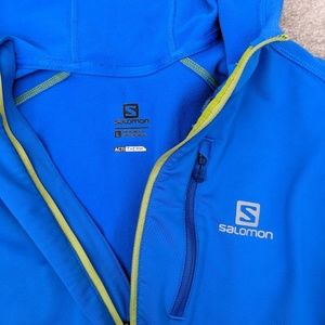 Salomon | Shirts | Salomon Swift Hooded Midlayer Actitherm | Poshmark
